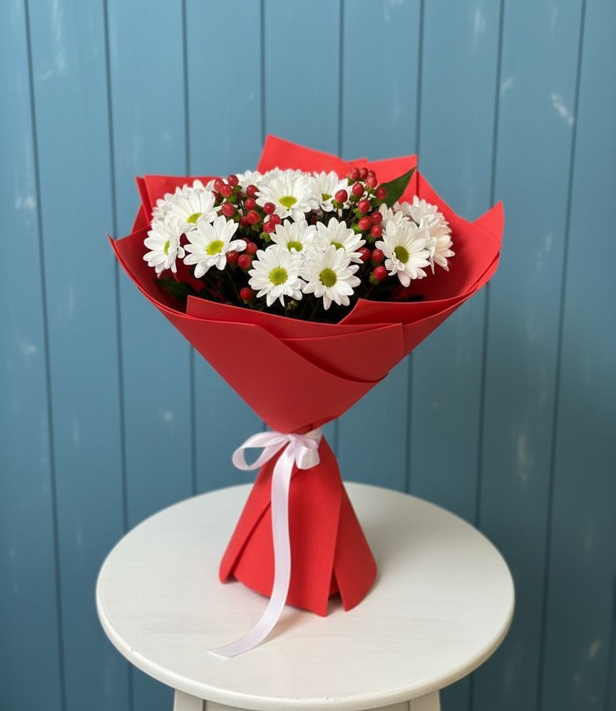 Букет цветов из: Хризантемы в Никулино