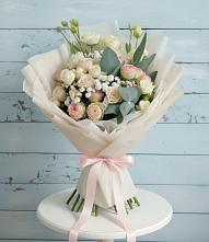 Букет цветов из:  Розы и Лизиантусы #REPLACE_PRED# Никулино