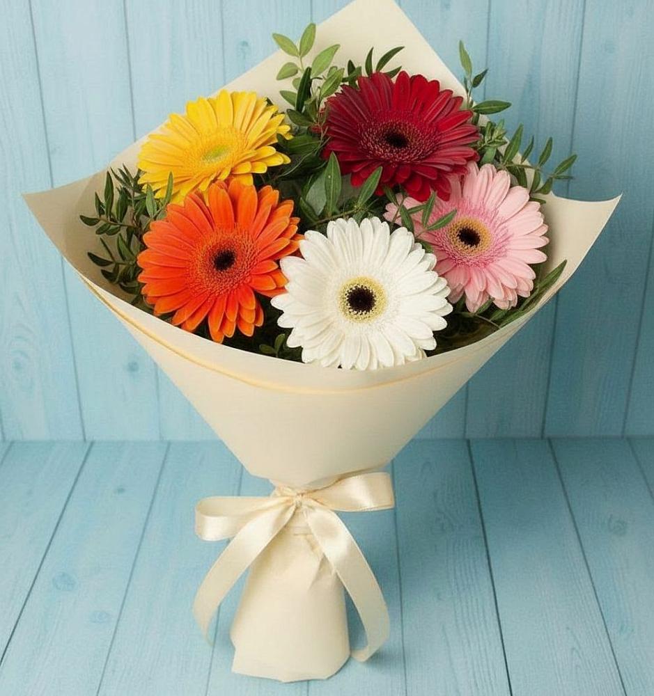 Букет цветов из: Герберы в Никулино