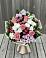 Букет цветов из: Альстромерии, Гвоздики, Розы и Хризантемы в Никулино