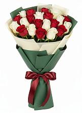 Букет Микс из красных и белых роз #REPLACE_PRED# Никулино