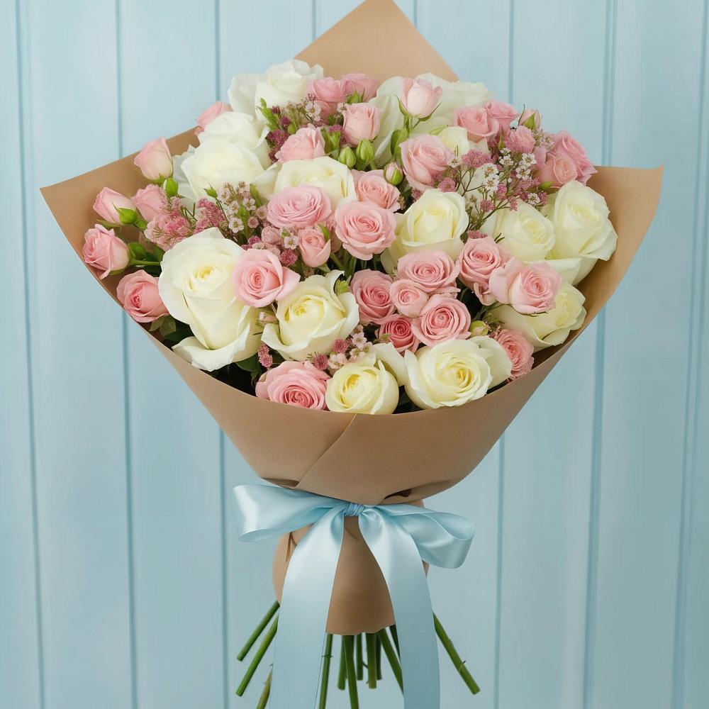 Букет цветов из: Розы в Никулино