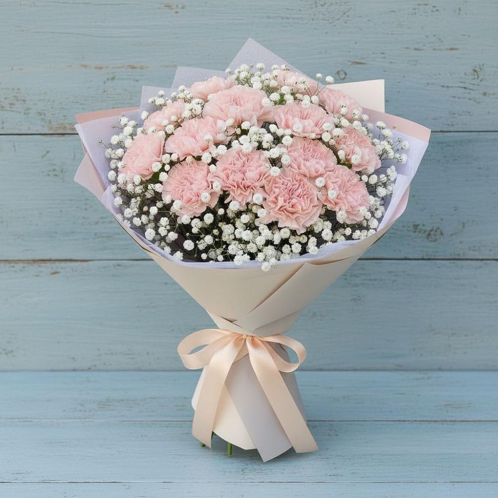 Букет цветов из: Гвоздики в Никулино