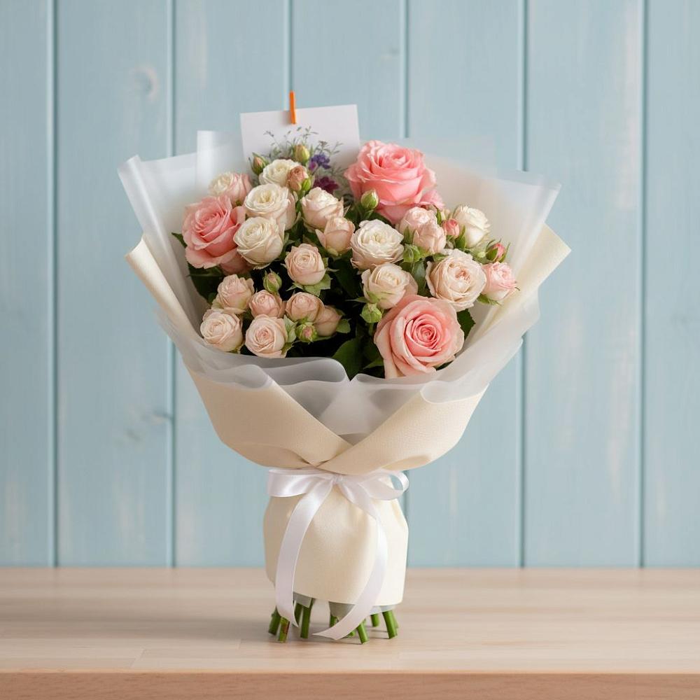 Букет цветов из: Розы в Никулино