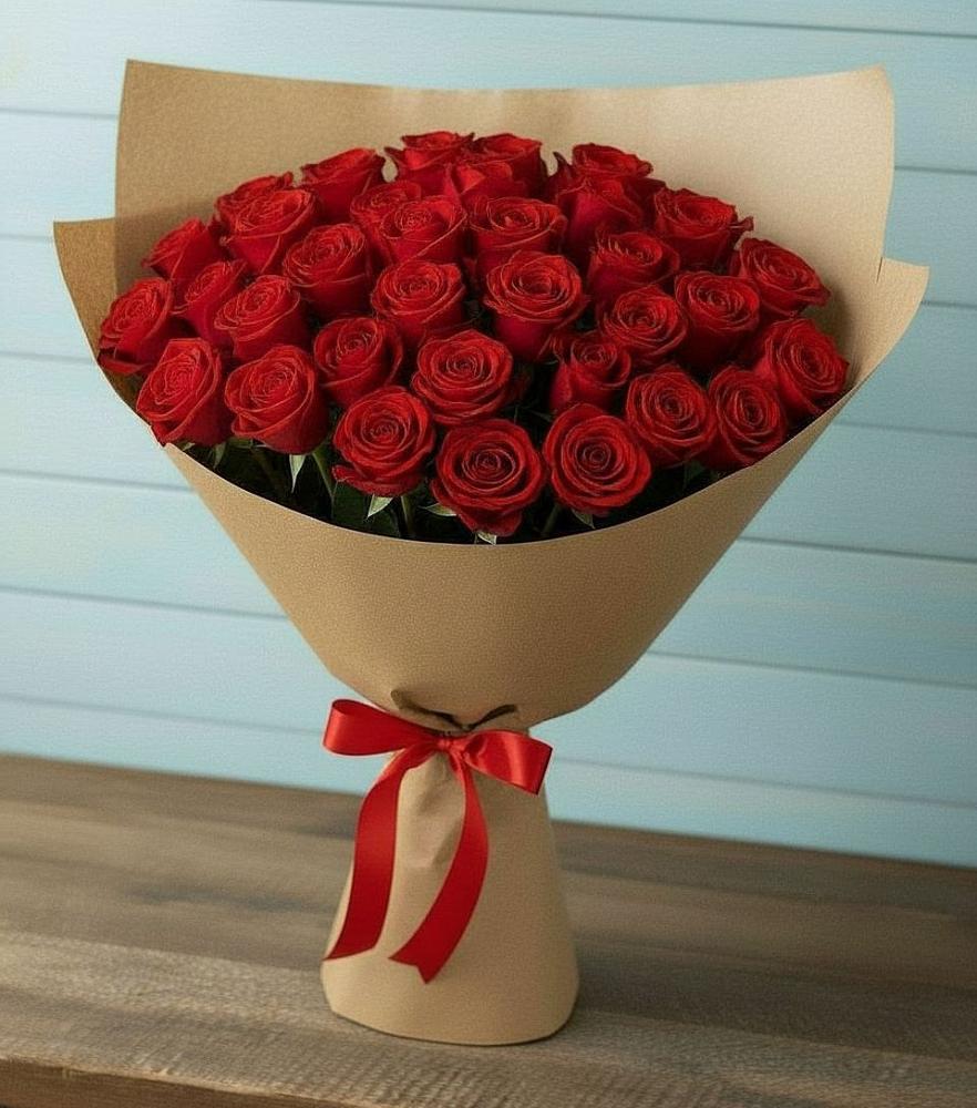 Букет Красные розы Милано в Никулино