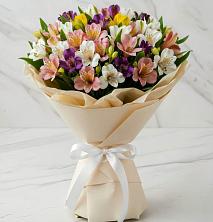 Букет цветов из:  Альстромерии в Никулино