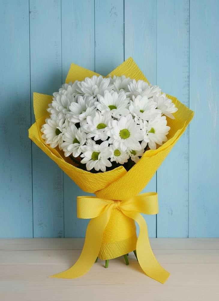 Букет цветов из: Хризантемы в Никулино