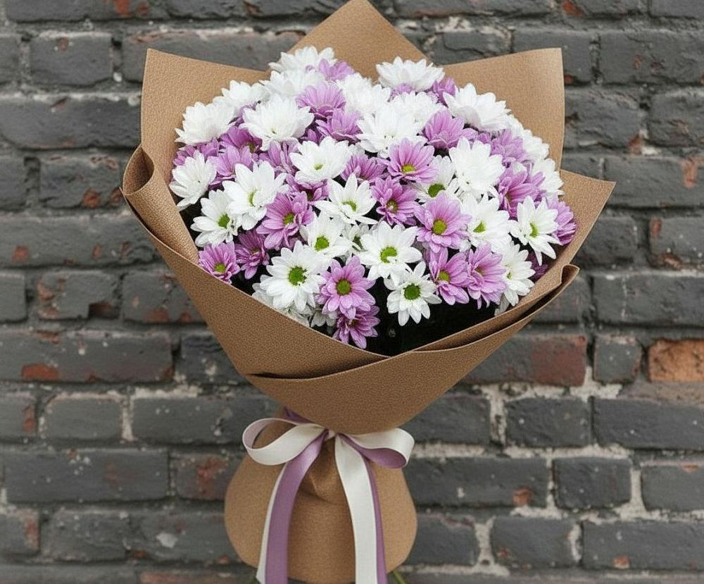 Букет цветов из: Хризантемы в Никулино