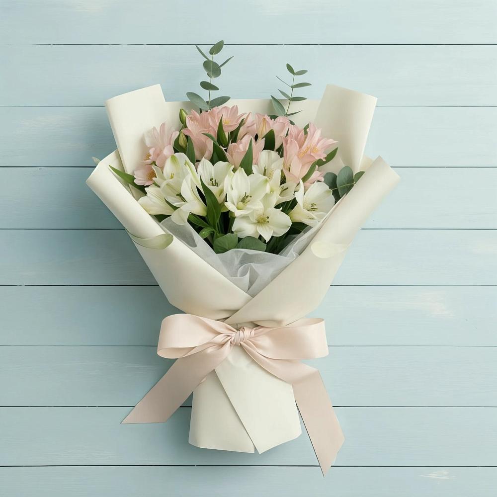 Букет цветов из: Альстромерии в Никулино