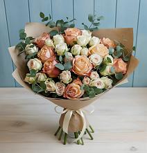 Букет цветов из:  Альстромерии и Розы #REPLACE_PRED# Никулино