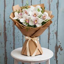 Букет цветов из:  Орхидеи и Розы #REPLACE_PRED# Никулино